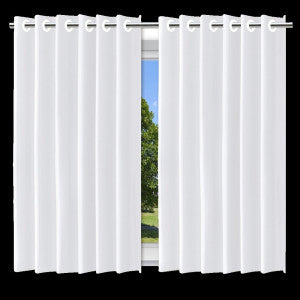 Cortina Blackout Branco c/ ilhos - 280x140cm