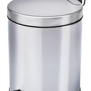 Cesto De Lixo 5lts 100% Inox C/ Pedal Banheiro E Cozinha