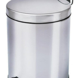 Cesto De Lixo 3lts 100% Inox C/ Pedal Banheiro E Cozinha