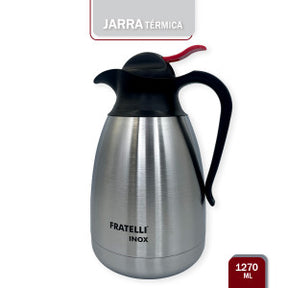 Jarra Térmica Garrafa Inox 1270ml Cafeteira E Chaleira