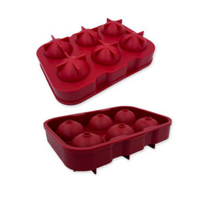 Forma Silicone 6 Gelo Bola Grande Bar Esferas Whisky Bebida