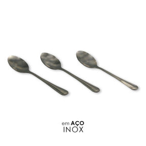 Kit com 12 Facas de Sobremesa em Aço Inox