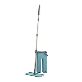 Rodo Flat Mop E Balde Lava E Seca Profissional Com 2 Refil