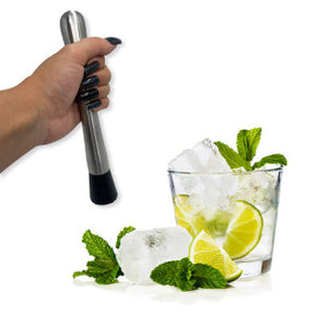 Macerador Socador De Caipirinha Para Drinks E Cozinha Inox