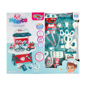 Kit Brinquedo Médico 25 peças