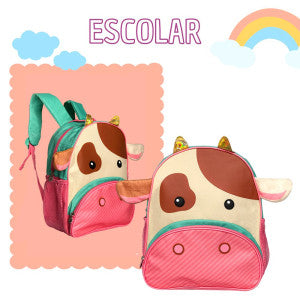 Mochila Infantil Com Alças - Vaca