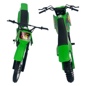 Moto de Motocross de Brinquedo com Apoio - Verde