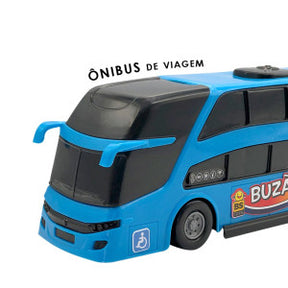 Ônibus de Viagem Pequeno Buzão - Azul