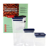 Kit Organizador Hermético Dubai Azul 5 Litros