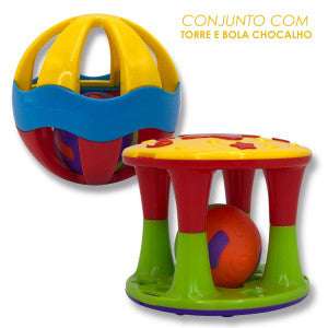 Conjunto com Torre e Bola Chocalho