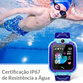 Relógio SmartWatch Infantil Q12 com Rastreador